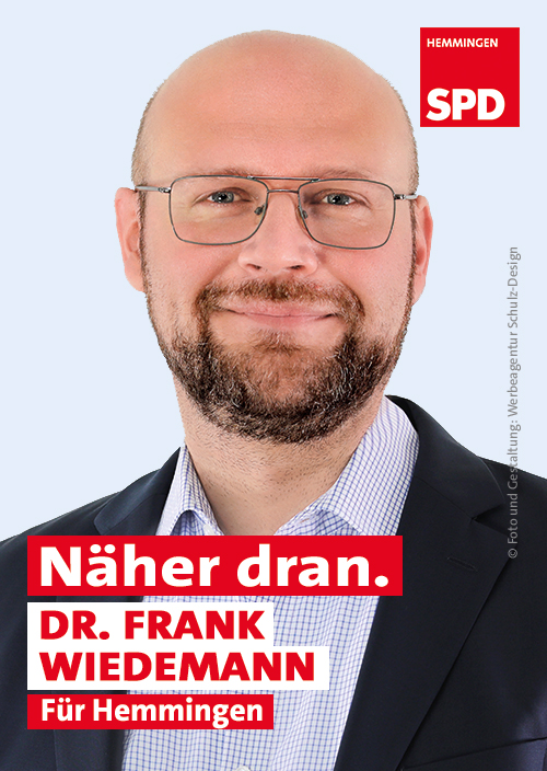 Dr. Frank Wiedemann - Ihr Kandidat für den Rat der Stadt Hemmingen